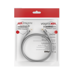 Cable de Parcheo (Patch Cord) / UTP / Cat. 6 (24 AWG) / 10 Metros / Color Gris / Ideal para PoE+ / Interior