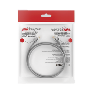 Cable de Parcheo (Patch Cord) / UTP / Cat. 6 (24 AWG) / 10 Metros / Color Gris / Ideal para PoE+ / Interior