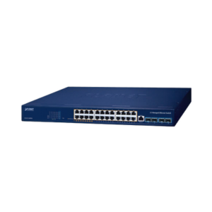 Switch PoE Administrable Capa 3, 24 Puertos Gigabit, Hasta 480 W, 8 Puertos 802.3bt, 16 Puertos 802.3at, 4 Puertos SFP 10G