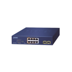 Switch PoE No Administrable de Escritorio, 2 Puertos Gigabit 802.3bt, 4 Puertos Gigabit 802.3at, 2 Puertos 10/100/1000, 2 Puertos SFP Gigabit.