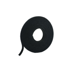 Rollo de Cinta de Contacto, de 15 Pies (4.5m) de Largo, 19.1 mm de Ancho, Color Negro