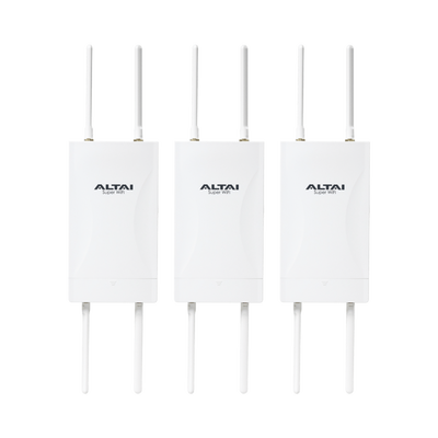Kit de 3 Puntos de Acceso WiFi 6 y 3 Inyectores PoE 802.3af/at, Doble Banda Simultanea en 2.4 y 5 GHz, Hasta 300 m de Cobertura WiFi, Hasta 2.976 Gbps, Hasta 256 Usuarios Concurrentes, Administración en Nube Gratis con INSIGHTS