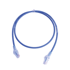 Patch Cord MC6 Modular Cat6 UTP, CM/LS0H, 3ft, Color Azul, Versión Bulk (Sin Empaque Individual)