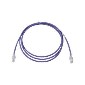 Patch Cord MC6 Modular Cat6 UTP, CM/LS0H, 7ft, Color Violeta, Versión Bulk (Sin Empaque Individual)