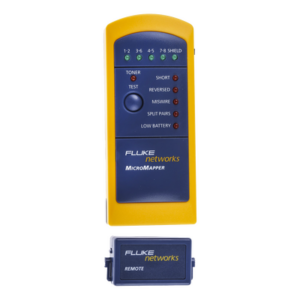 Probador de Mapa de Cableado MicroMapper™, para Verificar Rápida y Fácilmente la Integridad del Cableado de Par trenzado de Ethernet