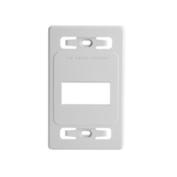 Placa de pared modular MAX, de 3 salidas, color blanco, version bulk (Sin Empaque Individual)