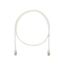 Cable de parcheo UTP Categoría 5e, con plug modular en cada extremo - 1 m. - Blanco mate