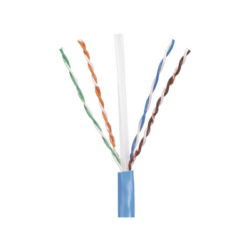 Bobina de Cable UTP 305 m. de Cobre, PanNet, Azul, Categoría 5e (24 AWG), PVC (CM), de 4 pares