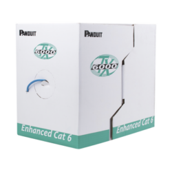 Bobina de Cable UTP 305 m. de Cobre, TX6000™ PanNet, Reelex, Azul, Categoría 6 Mejorado (23 AWG), PVC (CM), de 4 pares