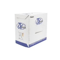 Bobina de Cable UTP de 4 Pares, Cat6 de Rango Extendido, 22 AWG, CMP (Plenum), Color Azul, 305 m