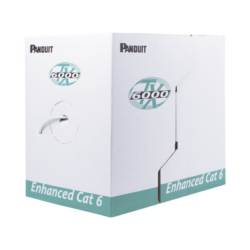 Bobina de Cable UTP 305 m. de Cobre, TX6000™ PanNet, Reelex, Gris, Categoría 6 Mejorado (23 AWG), PVC (CMR, Riser), de 4 pares