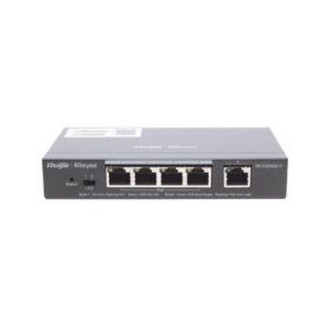 Switch Administrable PoE con 5 puertos Gigabit, 4 PoE 802.3af/at, gestión gratuita desde la nube, 54w
