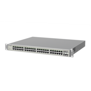 Switch Administrable Capa 3 con 48 puertos Gigabit PoE 802.3af/at + 4 SFP+ para fibra 10Gb, gestión gratuita desde la nube, 740W