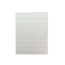 Hojas con 5000 Etiquetas Auto-laminadas para Impresora Láser/Inyección de Tinta, para Cables de 3 a 7.1 mm de Diámetro (12 - 10 AWG), Color Blanco