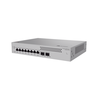 Switch de Acceso eKit Administrable Capa 2 / 8 Puertos Gigabit / 2 Puertos SFP 1-2.5 Gbps / Gestión Gratuita desde la Nube / Libre de Licenciamiento