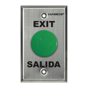 Botón Tipo Hongo / Color Verde / Relevador  NO, NC, COM