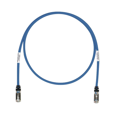 Patch Cord Cat6A, Blindado S/FTP, CM/LS0H, 30 ft, Color Azul