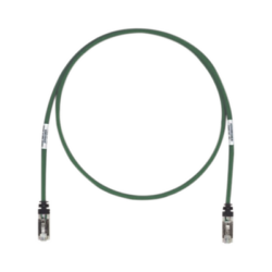 Patch Cord Cat6A, Blindado S/FTP, CM/LS0H, 7ft, Color Verde
