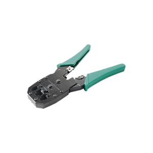 Pinzas para plegar (Ponchadoras) cables RJ11, RJ12, RJ45 telefónicos y cables de red Cat5e, Cat6, Cat6a y con Cavidades para 4, 6 y 8 conductores.