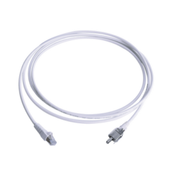 Patch Cord TERA Cat5e 10/100BASE-T, de 2 pares y conector modular, LS0H, Color Blanco, 3 metros