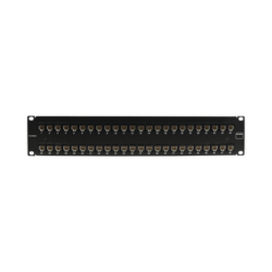 Patch Panel UltraMAX. UTP, Precargado con Jacks Cat6A, 48 Puertos, Plano, 2U