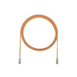 Cable de Parcheo TX6, UTP Cat6, Diámetro Reducido (28AWG), Color Naranja, 10ft