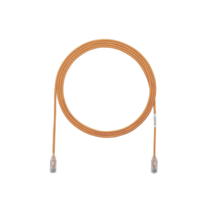 Cable de Parcheo TX6, UTP Cat6, Diámetro Reducido (28AWG), Color Naranja, 10ft