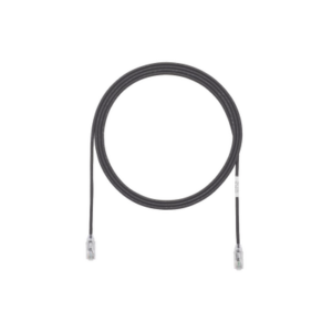 Cable de Parcheo TX6, UTP Cat6, Diámetro Reducido (28AWG), Color Negro, 3ft