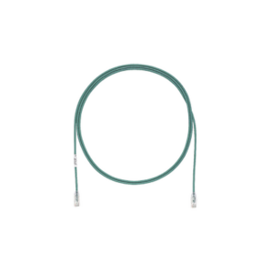 Cable de Parcheo TX6, UTP Cat6, Diámetro Reducido (28AWG), Color Verde, 3ft