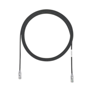Cable de Parcheo TX6, UTP Cat6, Diámetro Reducido (28AWG), Color Negro, 5ft