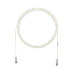 Cable de Parcheo TX6, UTP Cat6, Diámetro Reducido (28AWG), Color Gris, 7ft