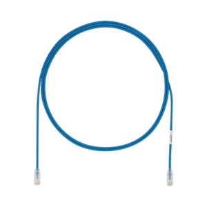 Cable de Parcheo UTP Cat6A, CM/LSZH, Diámetro Reducido (28AWG), Color Azul, 15ft