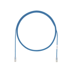 Cable de Parcheo UTP Cat6A, CM/LSZH, Diámetro Reducido (28AWG), Color Azul, 3 m.