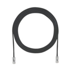 Cable de Parcheo UTP Cat6A, CM/LSZH, Diámetro Reducido (28AWG), Color Negro, 5ft