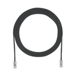 Cable de Parcheo UTP Cat6A, CM/LSZH, Diámetro Reducido (28AWG), Color Negro, 5ft