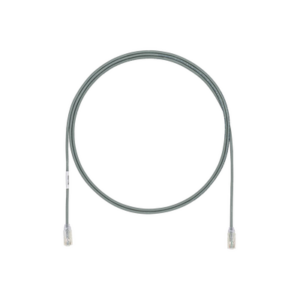 Cable de Parcheo UTP Cat6A, CM/LSZH, Diámetro Reducido (28AWG), Color Gris, 5ft