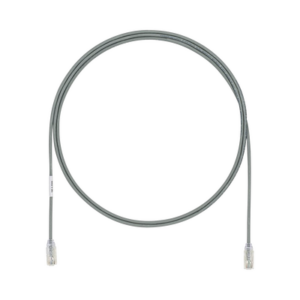 Cable de Parcheo UTP Cat6A, CM/LSZH, Diámetro Reducido (28AWG), Color Gris, 7ft