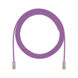 Cable de Parcheo UTP, Cat6A, 24 AWG, CM, Color Violeta, 20 m.
