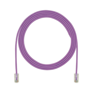 Cable de Parcheo UTP, Cat6A, 24 AWG, CM, Color Violeta, 20 m.
