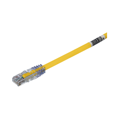 Cable de Parcheo UTP, Cat6A, 24 AWG, CM, Color Amarillo, 20ft