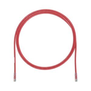 Cable de Parcheo UTP, Cat6A, 24 AWG, CM, Color Rojo, 7ft