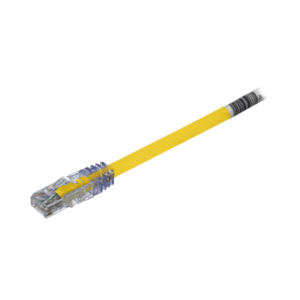 Cable de Parcheo UTP, Cat6A, 24 AWG, CM, Color Amarillo, 7ft