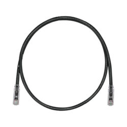 Cable de Parcheo TX6, UTP Cat6, 24 AWG, CM, Color Negro, 3 ft.