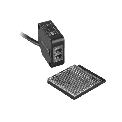 Detector fotoeléctrico de 7 m de alcance / Luz indicadora para alineación