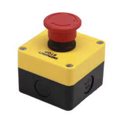 Botón de Stop Tipo Enclavado / Para Barreras Vehiculares, Operadores Corredizos y Abatibles.