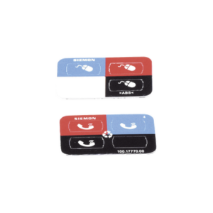 Icono UltraMax para identificación de Jacks, Color Negro, Bolsa con 100 Piezas