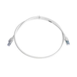 Patch Cord Z-MAX Cat6A S/FTP, CM/LS0H, 3ft, Color Blanco