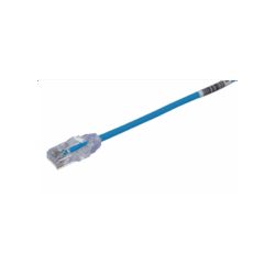 Cable de Parcheo TX6, UTP Cat6, Diámetro Reducido (28AWG), Color Azul, 30 m