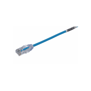 Cable de Parcheo TX6, UTP Cat6, Diámetro Reducido (28AWG), Color Azul, 30 m