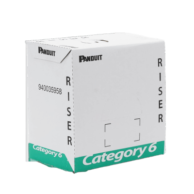 Bobina de Cable UTP, Categoría 6 de Alto Rendimiento (+350 MHz), 23 AWG, PVC (CMR, Riser), Bobina de 305 m, Color Azul